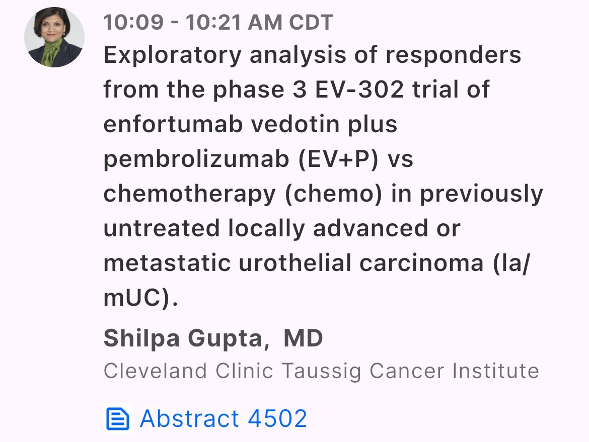 ウロミーゴズ (@uromigosjapan) on Twitter photo EV-302 cCR patientの後解析<a href="/shilpaonc/">Shilpa Gupta</a>
24ヶ月PFS rate 78 vs. 53%と25%🆙📈
このポピュラーションを見分けるバイオマーカーが望まれます
#ASCO2025 #OralAbstr #Preview EV-302 cCR patientの後解析<a href="/shilpaonc/">Shilpa Gupta</a>
24ヶ月PFS rate 78 vs. 53%と25%🆙📈
このポピュラーションを見分けるバイオマーカーが望まれます
#ASCO2025 #OralAbstr #Preview