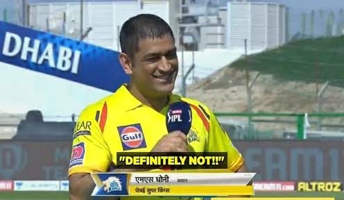 Not even CSK fans wants to hear this word coming from their beloved Thala - MS Dhoni, now.
#GTvsCSK #MSDhoni𓃵