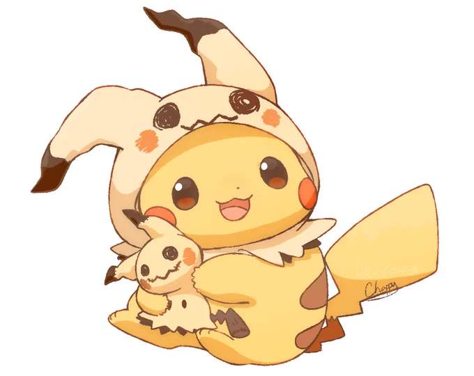 ミミッキュが大好きなピカチュウ 