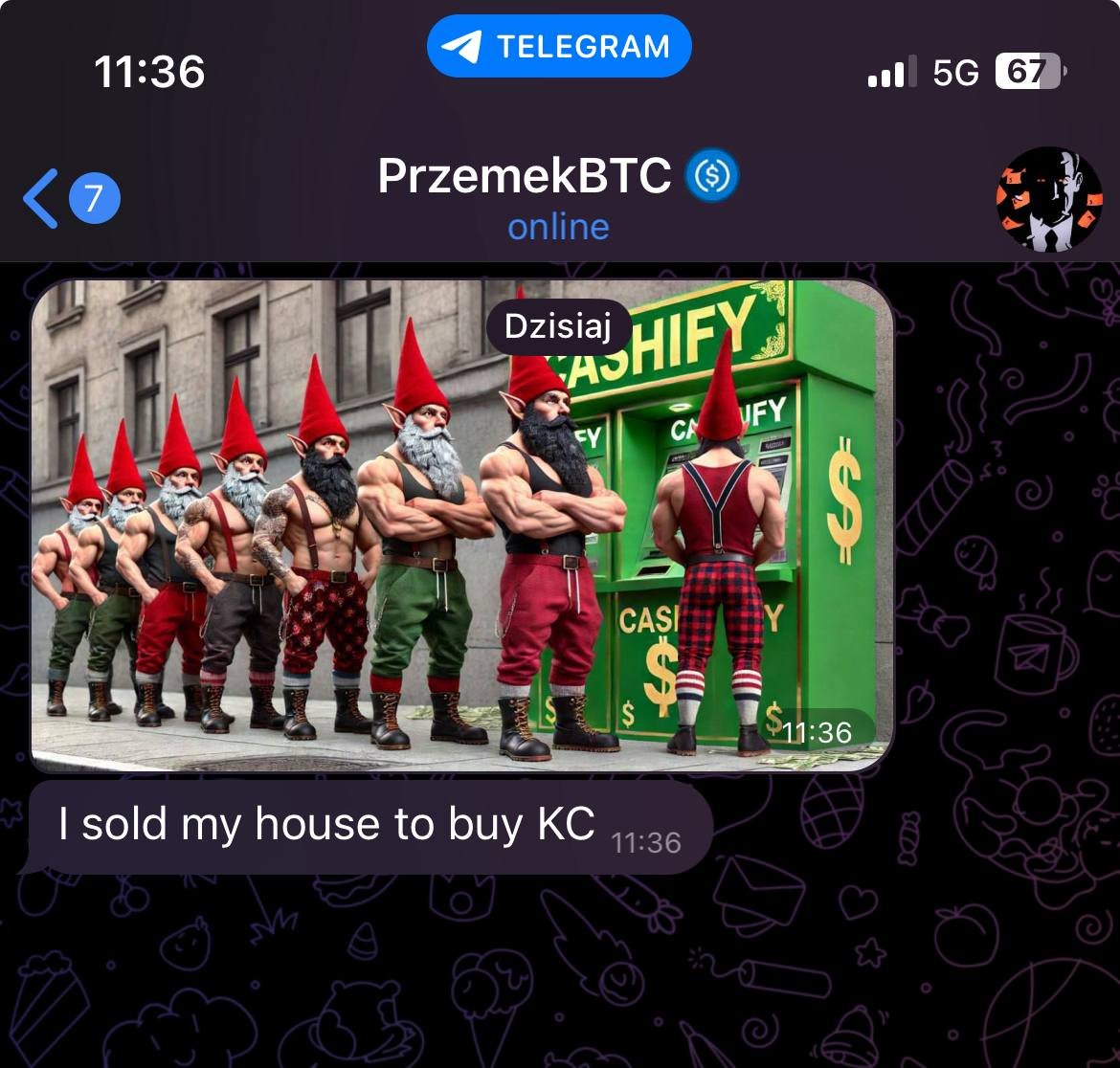 Krasnal Coin 🍌 (@krasnal_coin) on Twitter photo 🚨 Uwaga, społeczności krypto! 🚨
Już jutro (Poniedziałek) o 21:00 szykuje się wydarzenie, którego nie możecie przegapić!
Fenomen polskich Krasnali: Które memecoiny przetrwają bessę
📣 AMA na Telegramie Cashify x Krasnalcoin
W debacie prowadzonej przez <a href="/panXambasador/">Pan🏛️Ambasador</a> wezmą 🚨 Uwaga, społeczności krypto! 🚨
Już jutro (Poniedziałek) o 21:00 szykuje się wydarzenie, którego nie możecie przegapić!
Fenomen polskich Krasnali: Które memecoiny przetrwają bessę
📣 AMA na Telegramie Cashify x Krasnalcoin
W debacie prowadzonej przez <a href="/panXambasador/">Pan🏛️Ambasador</a> wezmą