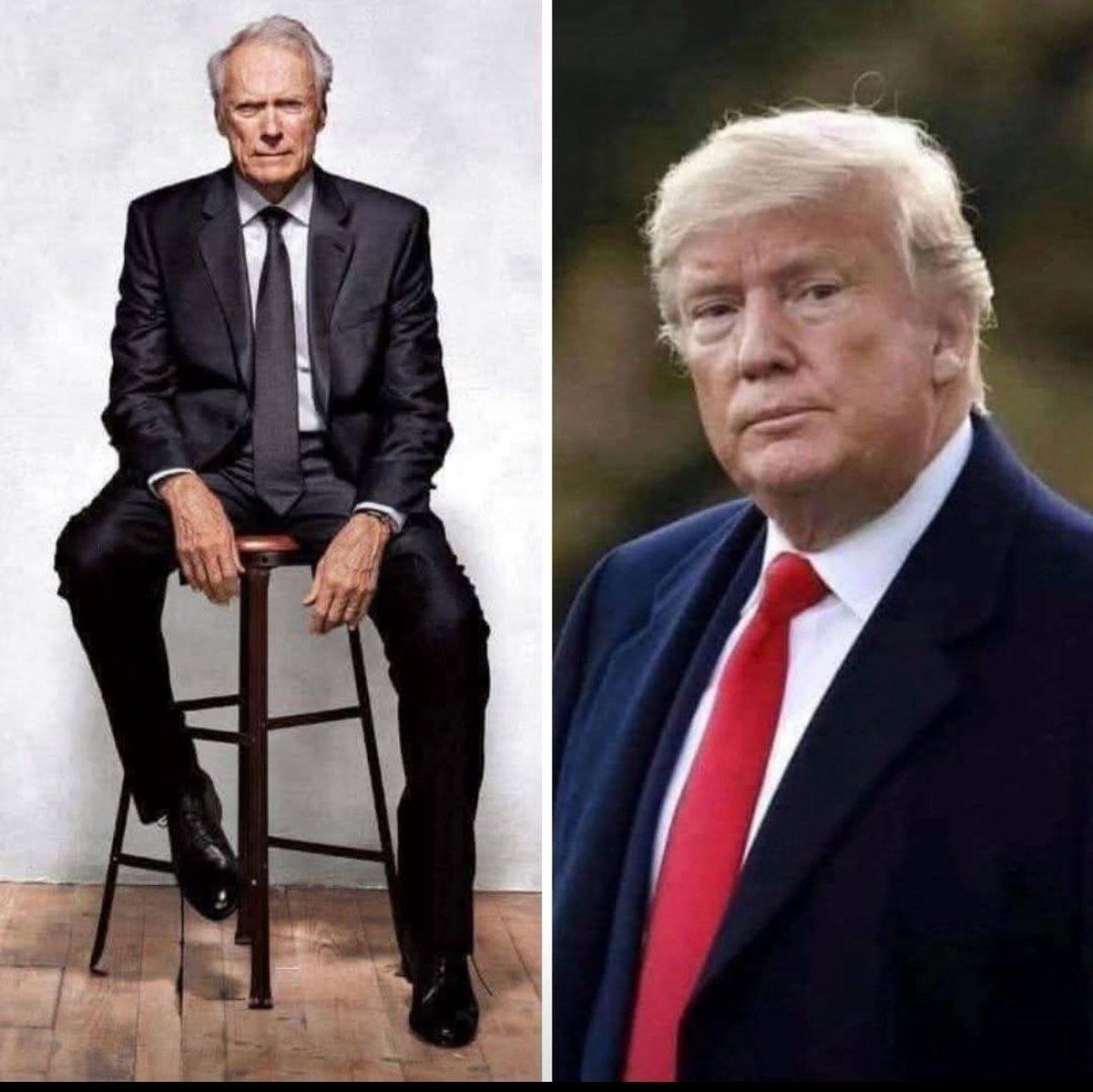 Wenn Clint Eastwood dummen Trump Gegnern und Demokraten Liebhabern die Hosen runterlässt! Hier also
Clint Eastwood:
"Ich liebe es, wenn die Leute Trump dumm nennen.
Sie meinen den Multimilliardär, der jedem Demokraten in den Hintern getreten hat, 16 republikanische