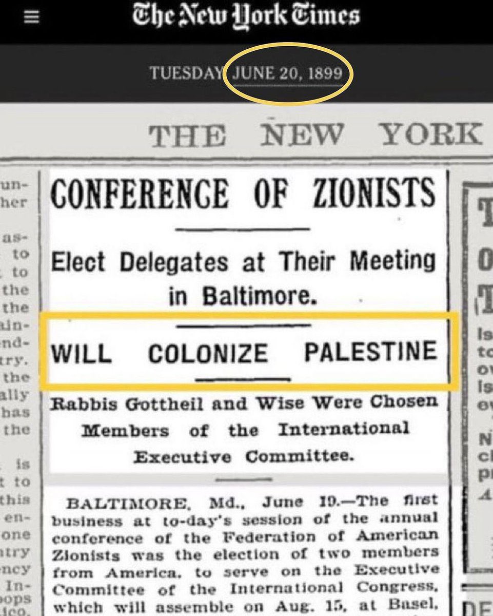 Tiberius (@ecomarxi) on Twitter photo <a href="/john_mcguirk/">John McGuirk</a> Yes because in 1899 Zionists had already declared their intentions to colonise Palestine, and by the 1920’s the project was fully underway.
Because Zionists decided to steal land from Palestinians, it makes sense that Nazis (or German Zionists, since we know Zionists were trying <a href="/john_mcguirk/">John McGuirk</a> Yes because in 1899 Zionists had already declared their intentions to colonise Palestine, and by the 1920’s the project was fully underway.
Because Zionists decided to steal land from Palestinians, it makes sense that Nazis (or German Zionists, since we know Zionists were trying