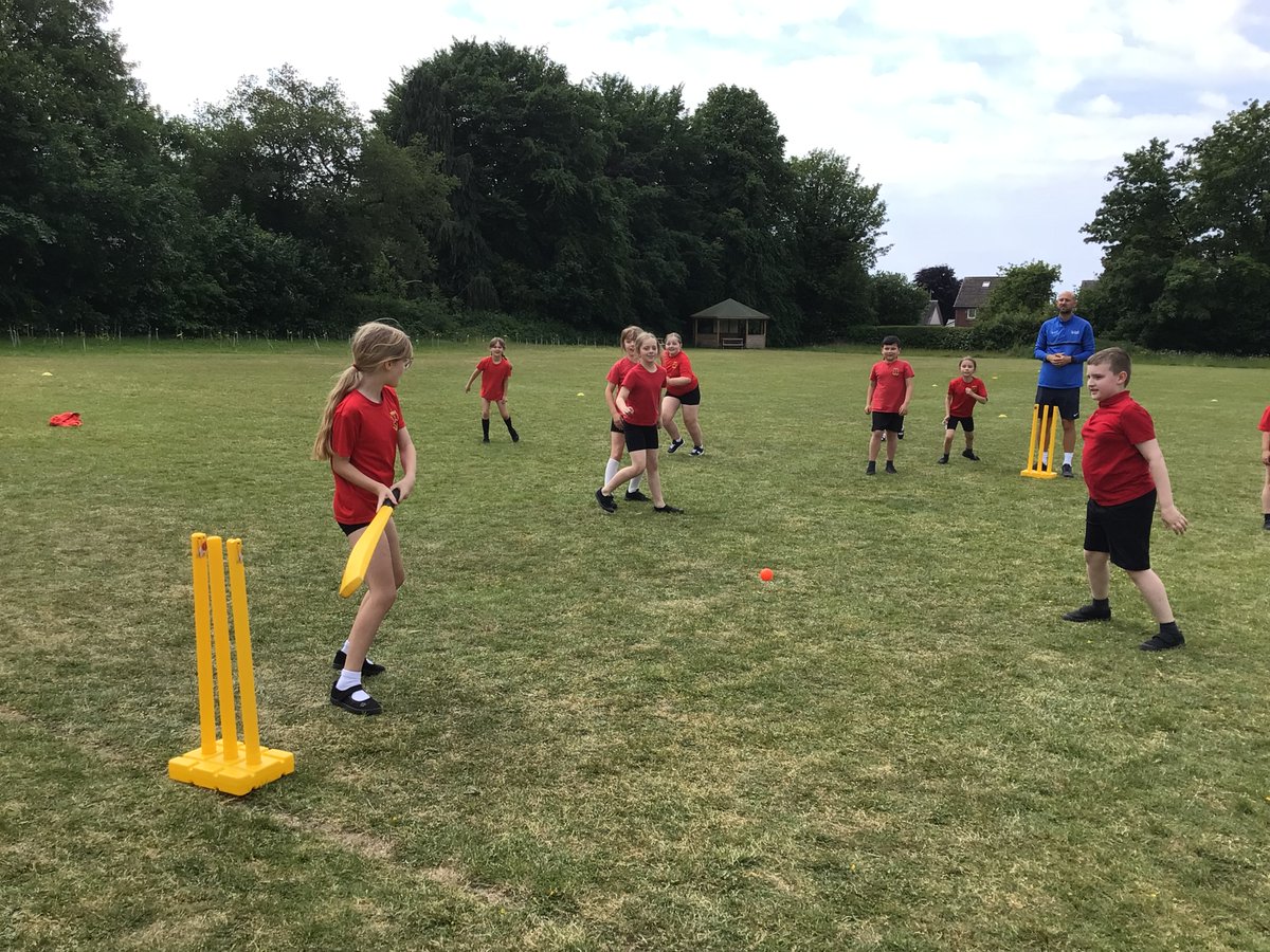 TigerClassWJS's tweet photo. On Friday, we had a wonderful afternoon taking part in the Cricket Festival π #PEWJS #EnrichWJS https://t.co/N04LyC9VUa