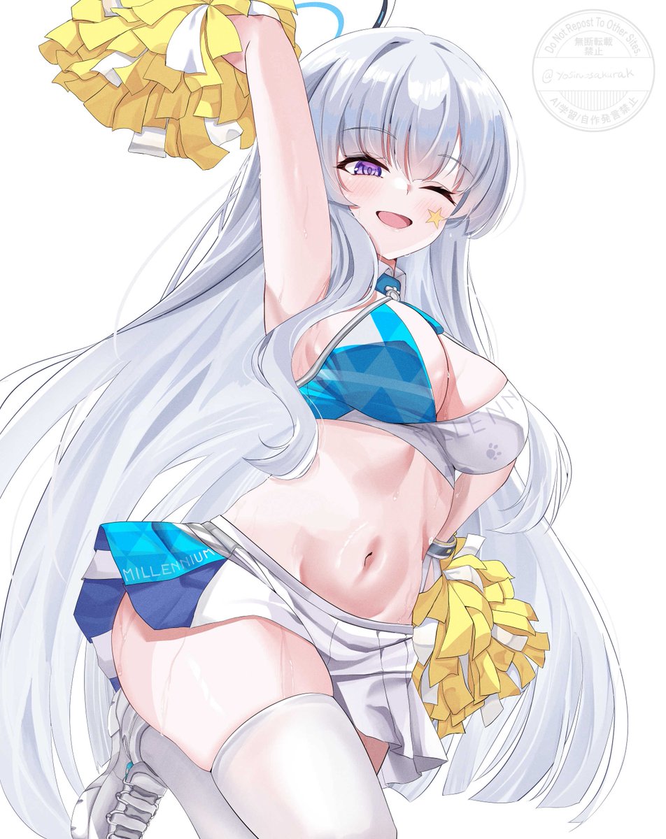 ブルアカ「#ブルアカ#ブルーアーカイブ#BlueArchiveチアノア 」|ヨシノのイラスト