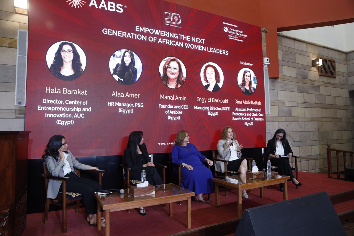 A dynamic session on Empowering the Next Generation of African Women Leaders, highlighting the role of business schools in advancing gender equity and inclusive leadership.