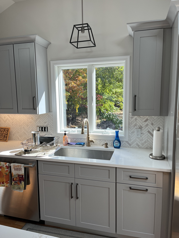 We love working on new kitchen spaces or kitchen renovations! Updating your plumbing pipes and fixtures can change the whole look of your kitchen! Contact us for all of your plumbing needs. #plumbing #kitchen #renovation #njplumber