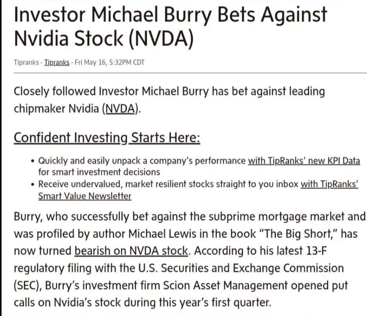 大空头的传奇回归了 并在Q1 已经进场做空 有点可怕