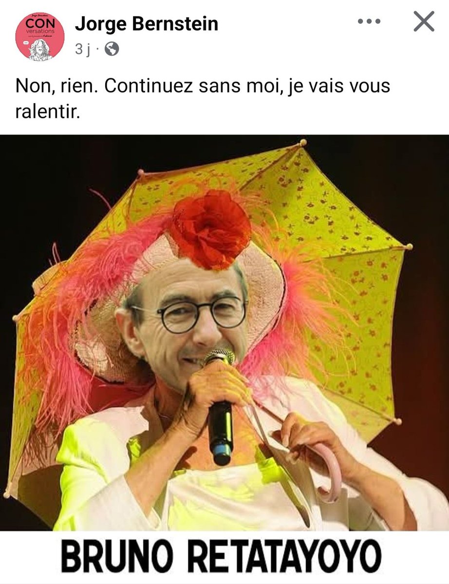 Bobem20's tweet photo. 🎶"Qu'est-ce qu'il y a sous ton gros fa-chooo?"🎶
#JorgeBernstein https://t.co/bm4pQnNwR8