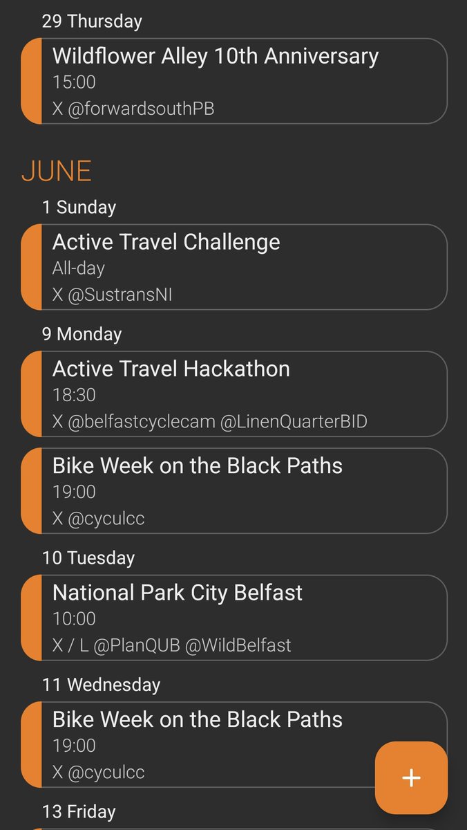 Upcoming events, #AllinOnePlace. #Urbanism #Placemaking #NorthernIreland.
