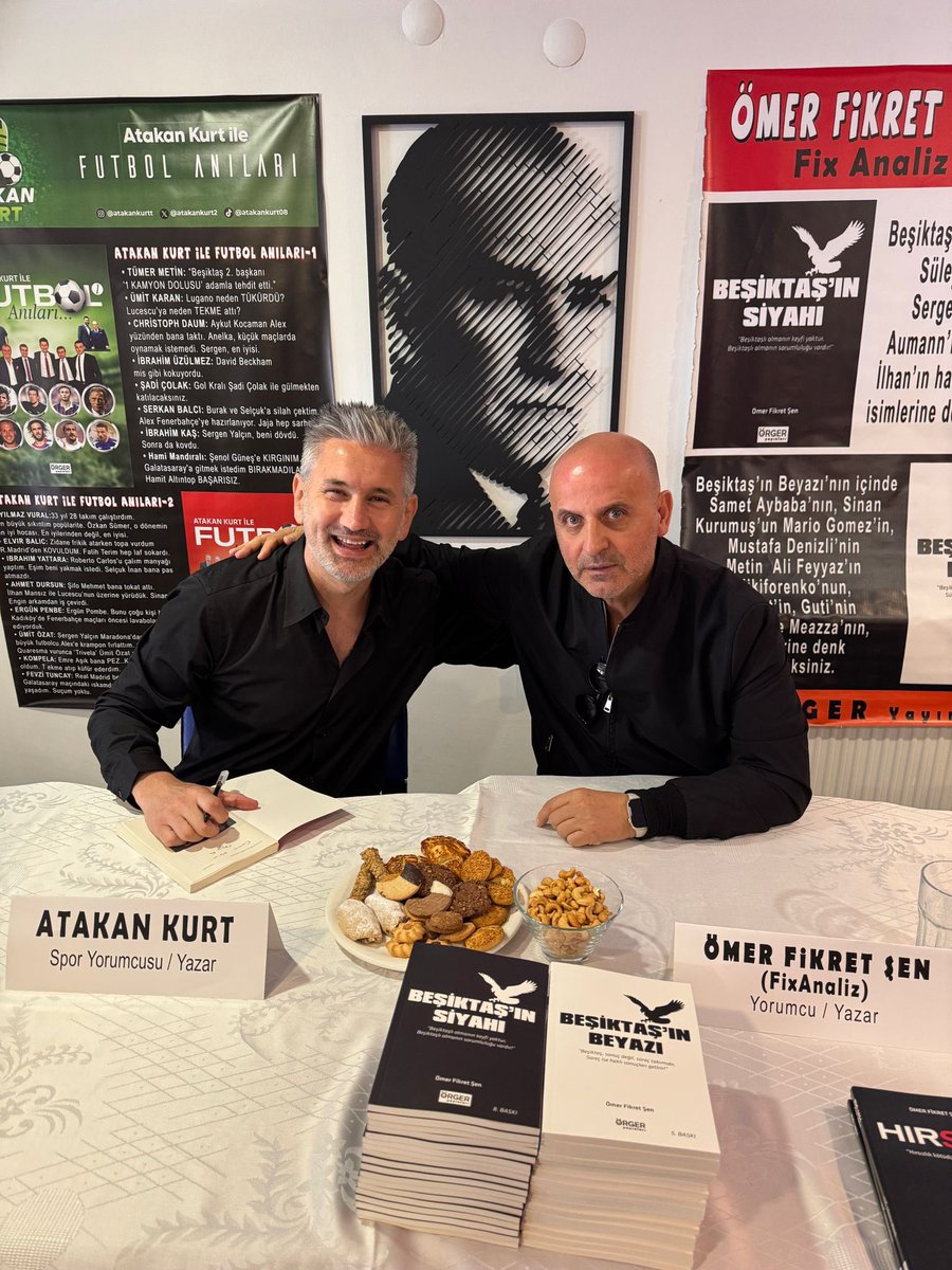 Atakan Kurt kardeşimin imza gününde yanındaydım.

Harika bir kitap olmuş kardeşim 🙏🏻