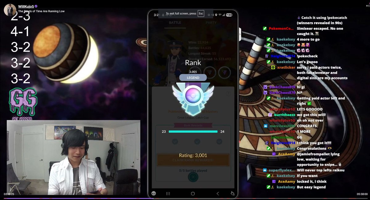 Never give up!  Expert yesterday, Legend today!  It was looking real grim, but I made a miracle and climbed 500+ elo in just 2 days! Thanks <a href="/OverlordRaikou/">OverlordRaikou</a> for helping finish it! To the rest of you guys still going for it, I'm pulling for you! You can get in those last climbs!