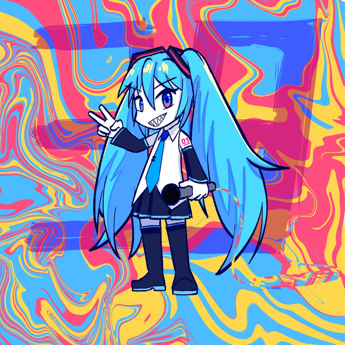 AJENT08's tweet photo. #hatsunemiku https://t.co/eYUzpe2jGx