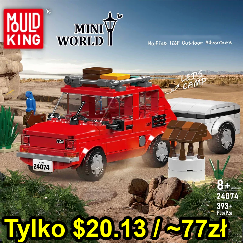 lowcychin's tweet photo. 🚗 MINI FIAT 126P Z KLOCKÓW!
Legendarny maluch w wersji klockowej za śmieszne pieniądze – tylko $20.13 / ~77zł!
Idealny na prezent albo na półkę dla fanów PRL-u 💪
👉 https://t.co/btGYSHokYf
#fiat126p #lego #klocki #mouldking #lowcychin #reklama #autoreklama https://t.co/RqAz5IyuLP