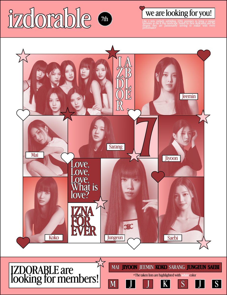 izdorable's tweet image. ㅤ
Who's that girl? 𝗜𝗭𝗗𝗢𝗥𝗔𝗕𝗟𝗘!
We are on a quest to find our missing members, J͟i͟y͟o͟o͟n͟, K͟o͟k͟o͟, J͟u͟n͟g͟e͟u͟n͟, and S͟a͟e͟b͟i͟. Now we're welcoming SQ/OAs to cultivate deeper connections and friendships that glow with warmth. 𝙎𝙤, 𝙖𝙧𝙚 𝙮𝙤𝙪 𝙞𝙣?
ㅤ