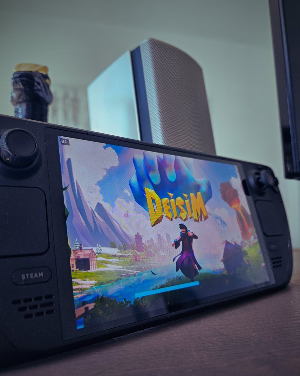 Happy Sunday! May your Steam Deck battery last longer than your to-do list.

#godgame #deisim #vr #quest #pico #steamVR #steam #sandbox #steamdeck #steamdeckverified
