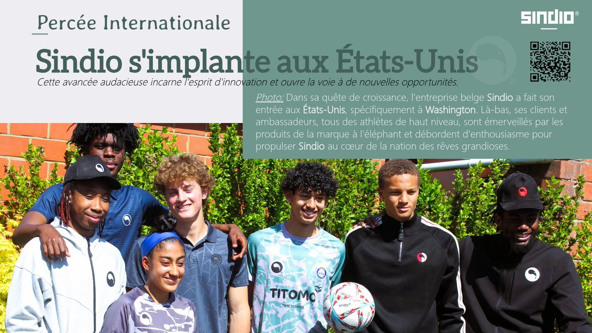 sindiosport's tweet photo. Belgian company @sindiosport has expanded into the U. S., choosing Washington as its entry point. Elite athletes, customers, and ambassadors are impressed by the elephant brand's offerings and are dedicated to elevating Sindio's presence in this ambitious nation. 

#Sportswear https://t.co/z3eHqrxGp9
