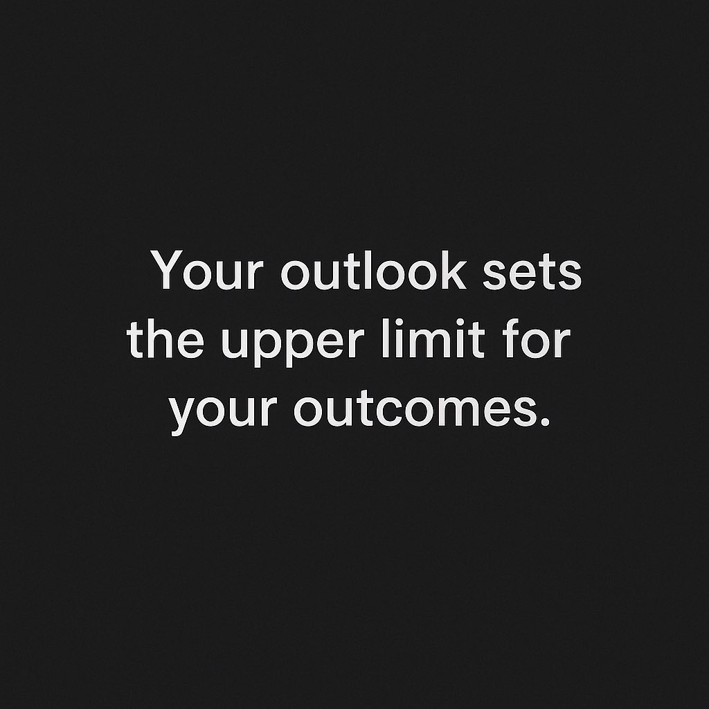 You don’t rise to your intentions.

You rise to your mental OS.

Every result begins with a recalibrated lens.