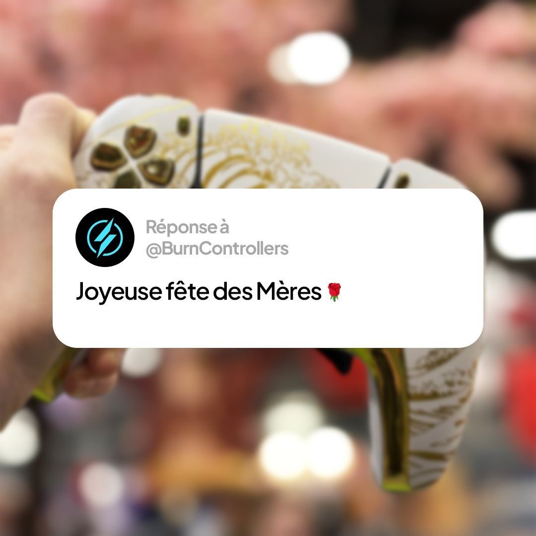 Parce qu’elles nous supportent même quand on perd nos games un peu trop vite… Joyeuse fête des Mères ! 🌹