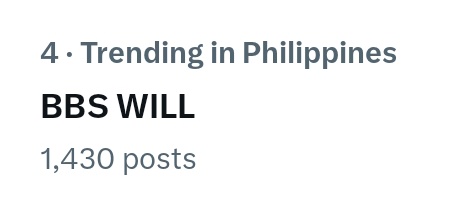 TeamWillTrends's tweet photo. Talked about relevance? 

3 solo tags about Will Ashley are trending 

BBS WILL
WILL BELIEVE IN YOU 
WILL GOT THE CHARM https://t.co/HWkAkeE3tp