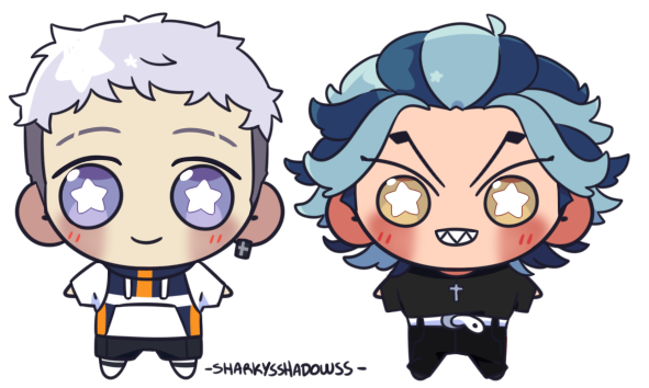 SharkysShadowSS's tweet photo. quería hacer unos de mi OTP ~
el instinto me pudo xD
no los voy a hacer todavía, como mucho serán stickers pero estos diseños estan pensados como charms ~
#tokyorevenger #Mitsutai #taimitsu #みつたい https://t.co/dAB4rCp3cv