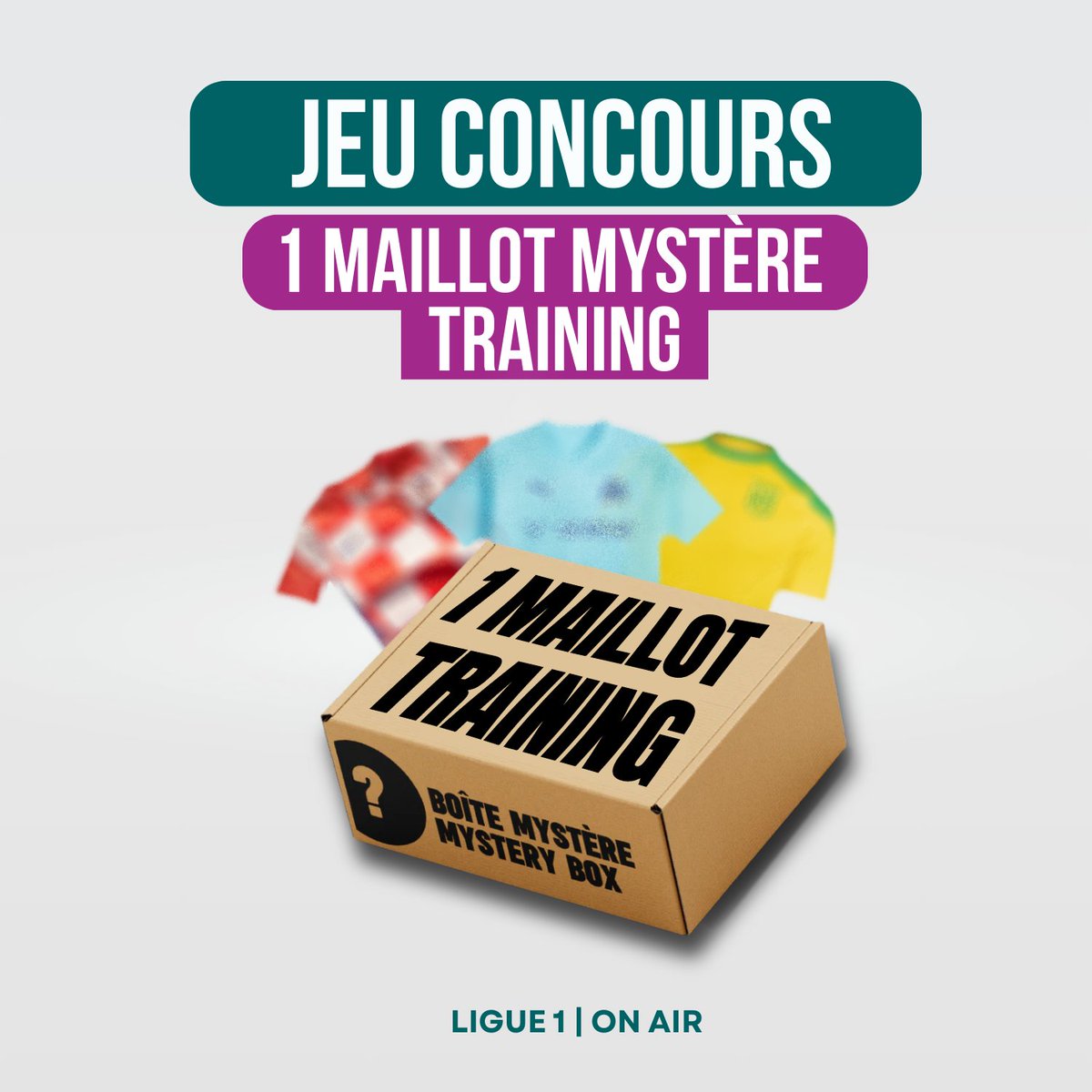 JetsLigue1's tweet photo. 🎁 JEU CONCOURS - 10 000 abonnés🎁

‼️Pour fêter cette barre symbolique, tentez de gagner un MAILLOT MYSTERE ENTRAINEMENT.

👉Pour participer c'est très simple : 

❤️🔃 Like et partage ce post
✅ Abonne toi à mon compte

☘️Bonne chance à tous !

Tirage au sort le 26/05 à 20h.