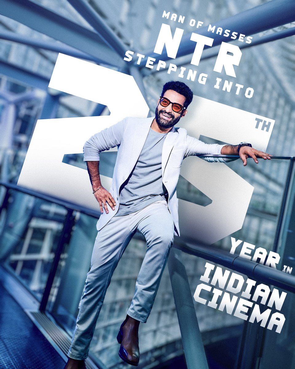 From fierce action to raw emotion, the Man of Masses continues to reign with unyielding charisma. Congratulations and best wishes to <a href="/tarak9999/">Jr NTR</a> garu on stepping into a landmark 25th year in cinema. 

#25YearsOfNTR