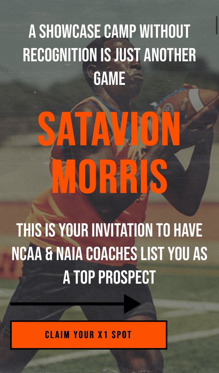 Blessed to receive another camp invitation🙏