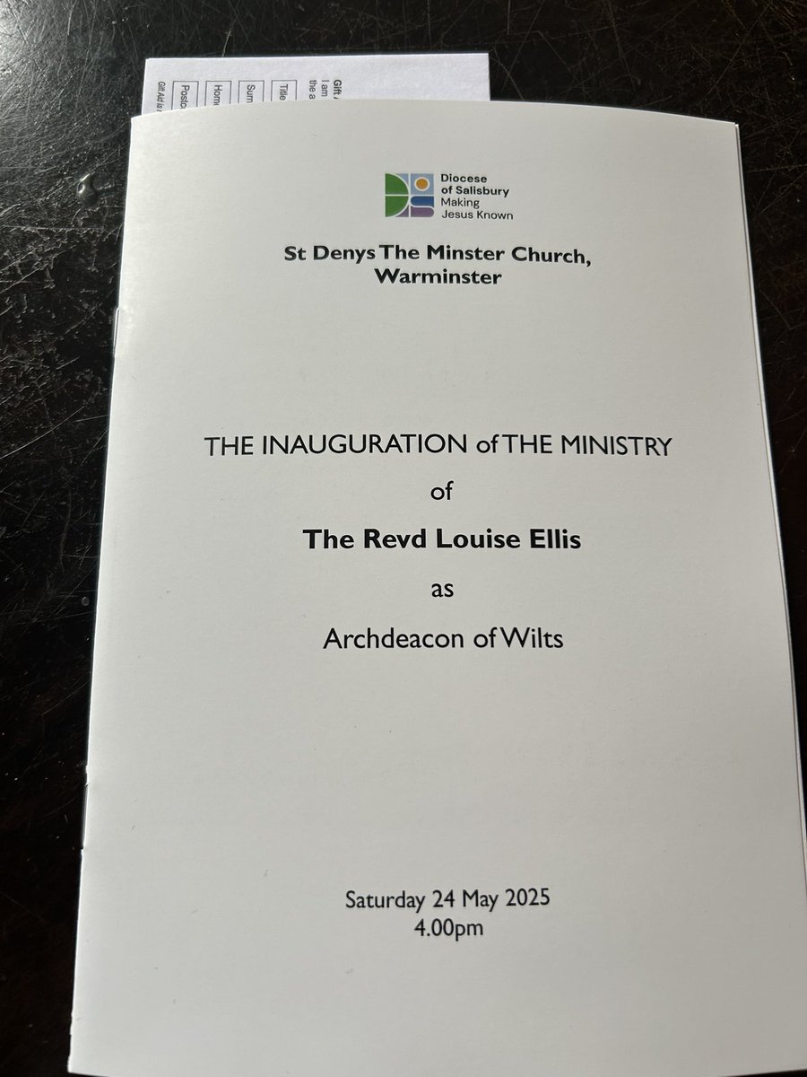 JTriffitt1974's tweet photo. What a joy to be at St Denys the Minster this afternoon for the inauguration of the ministry Louise as the new Archdeacon of Wilts. Diocese of Salisbury #MakingJesusKnown https://t.co/5qSpuK4SVh