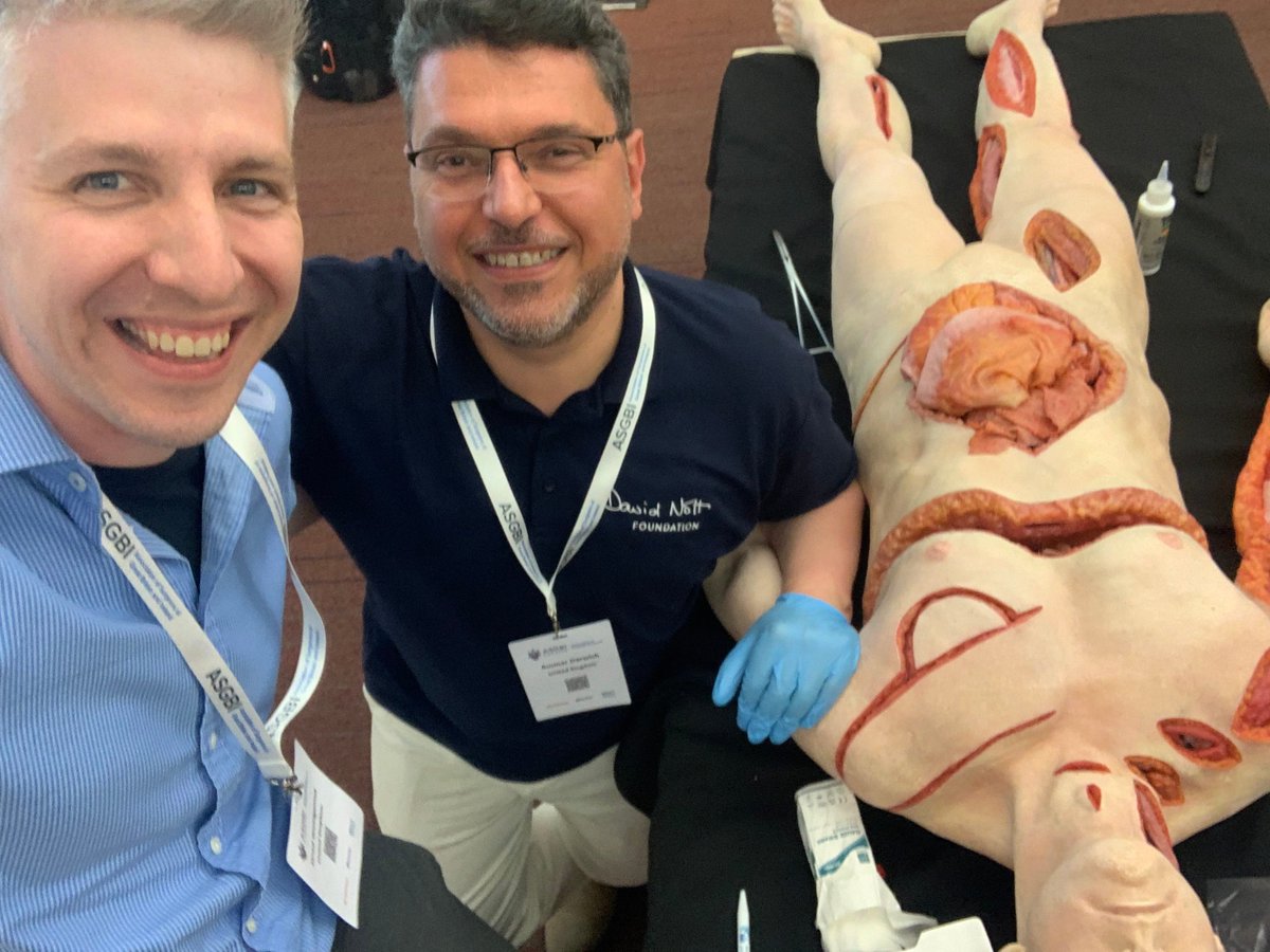 Jared Wohlgemut (@jwohlgemut) on Twitter photo There were so many <a href="/asgbi/">ASGBI</a> highlights! #ASGBI2025
Mainly, it was the people I connected with.
Helped <a href="/Ammar_Darwish1/">Ammar Darwish</a> with a wonderful <a href="/NottFoundation/">David Nott Foundation</a> course on thoracic and abdominal trauma.
1/4 There were so many <a href="/asgbi/">ASGBI</a> highlights! #ASGBI2025
Mainly, it was the people I connected with.
Helped <a href="/Ammar_Darwish1/">Ammar Darwish</a> with a wonderful <a href="/NottFoundation/">David Nott Foundation</a> course on thoracic and abdominal trauma.
1/4