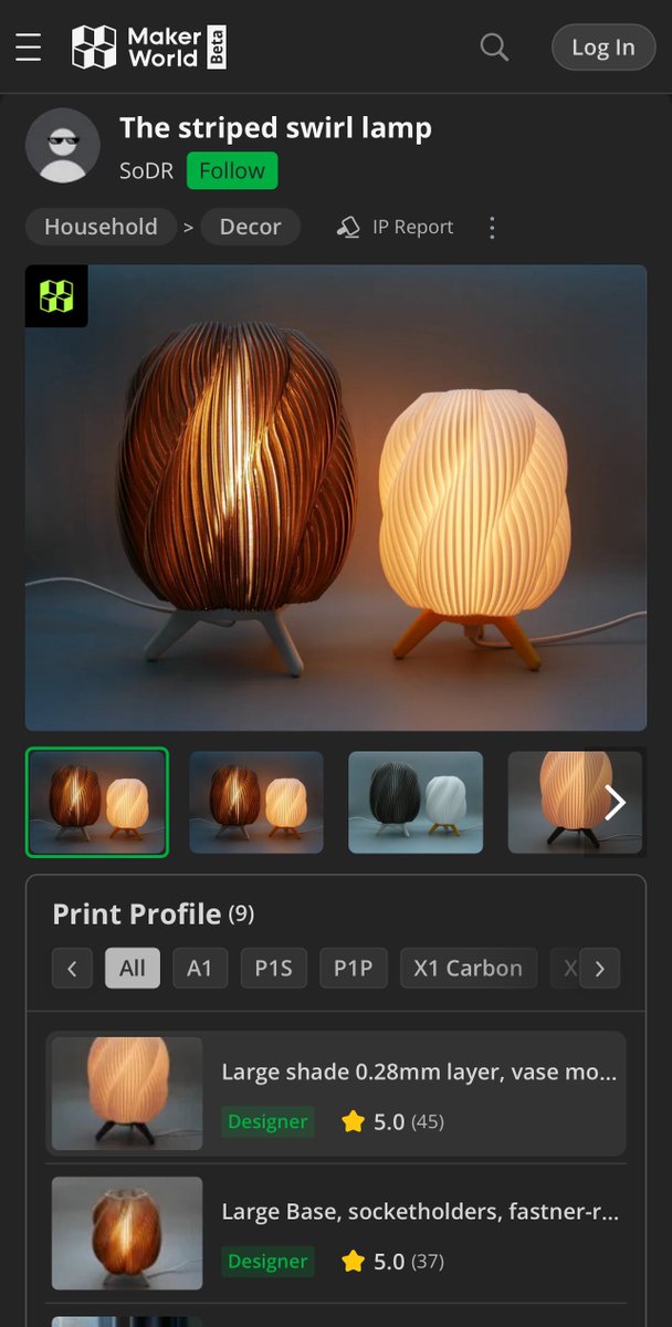 iskandersky's tweet image. "бренд" yxn_lights зняв відосік про ідею, креативність й дизайн, й вкрав моделі з сервісу makerworld 😳
вони навіть шнур самі не роблять а купують в епіцентрі 😒

Можна було б хоча б дизайн трохи змінити або не пи3діти що це їх ідея 😕