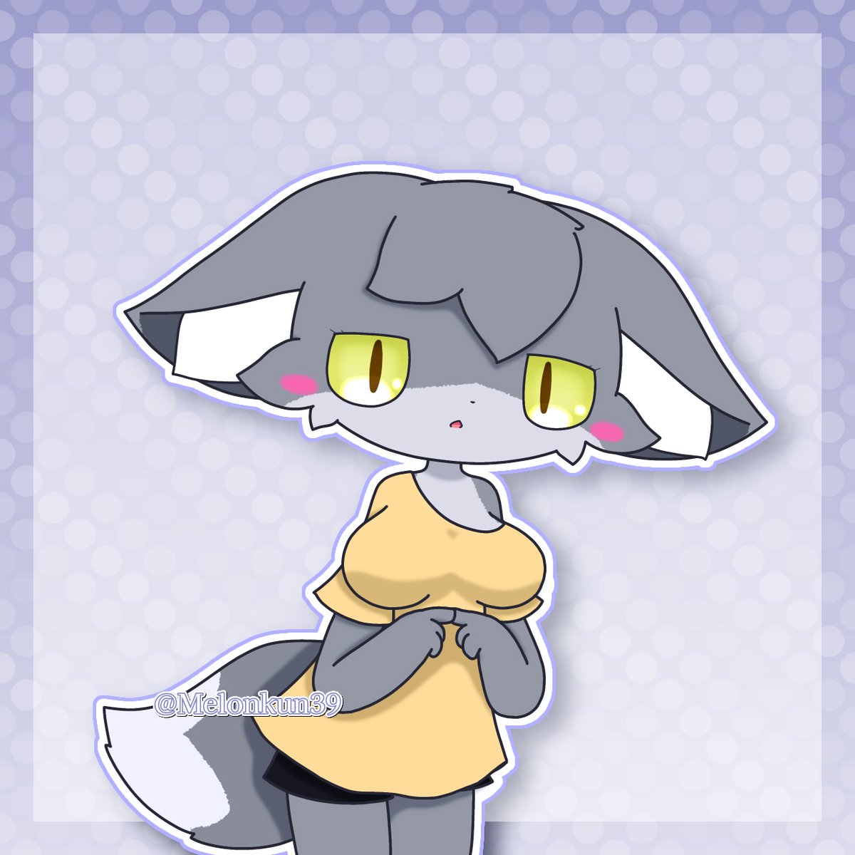 ウルちゃん👉👈
#ケモノ #furry