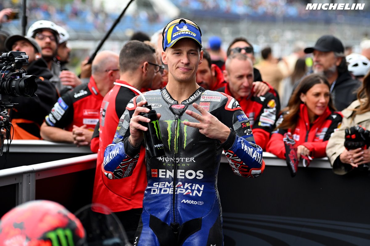 Fabio Quartararo is the 7th different polesitter in the last 7 Grands Prix at Silverstone 

#MichelinMotoGP #BritishGP