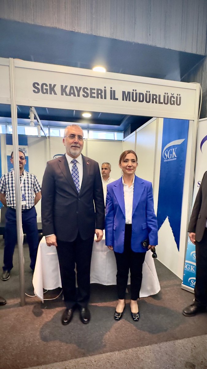 38. İş Sağlığı ve Güvenliği Haftası Kapsamında Çalışma ve Sosyal Güvenlik Bakanımız (hocam) Prof.Dr Vedat IŞIKHAN’ı ilimizde misafir ettik.