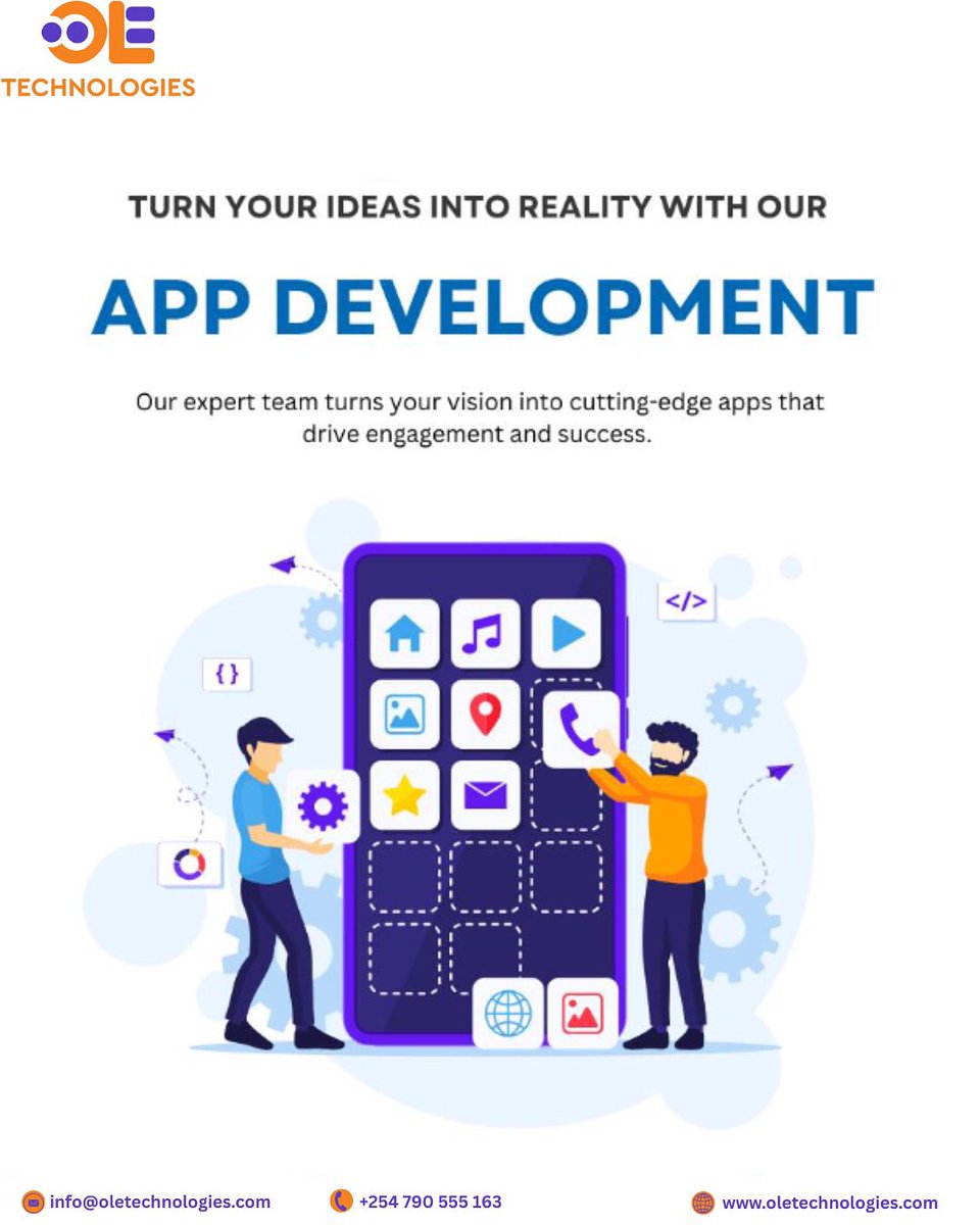 Have a brilliant app idea? We bring it to life with innovative, high-performance, and user-friendly mobile applications! Our expert team designs and develops cutting-edge apps that enhance user engagement and drive business success.

✨ What We Offer:
✅ Custom app development