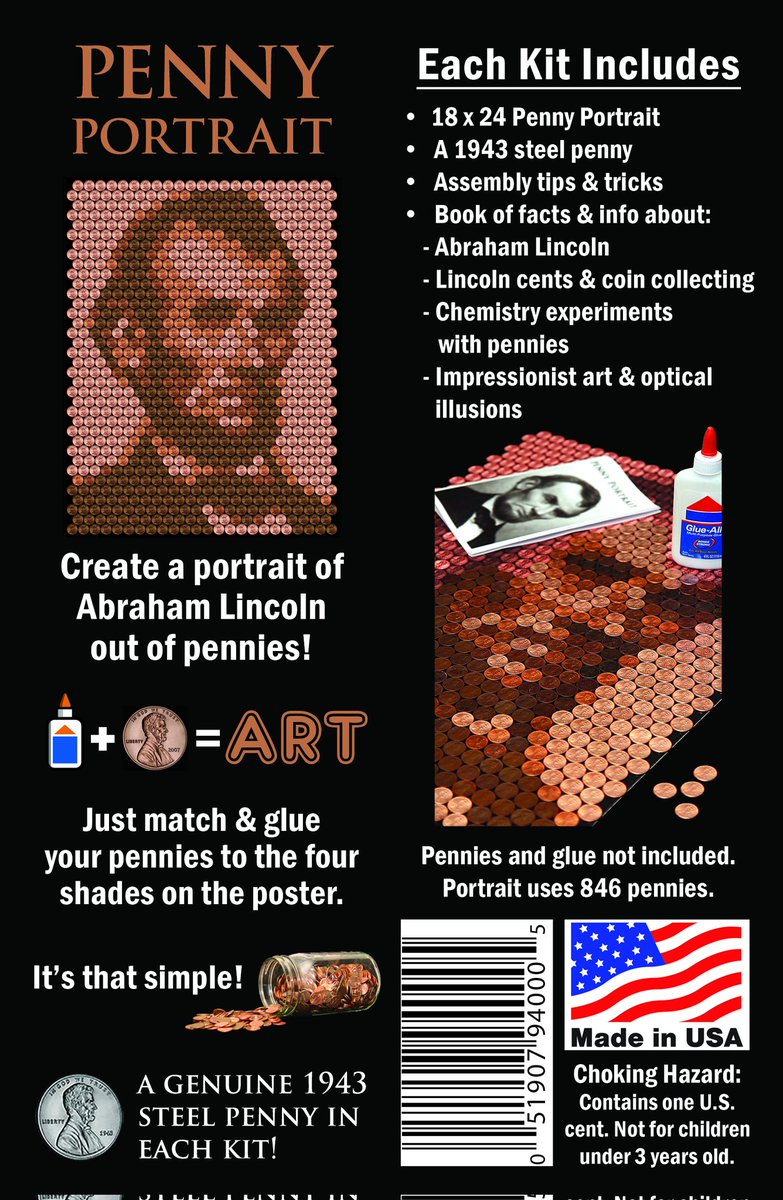 PennyPortrait's tweet photo. @MikeSnider You missed the best use of all for those old pennies!  https://t.co/7MsxmSnksv https://t.co/HnoGqad8bV