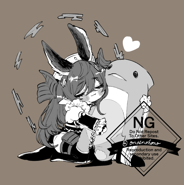 omaenohono's tweet image. ヲンぬいと仲いいのすき