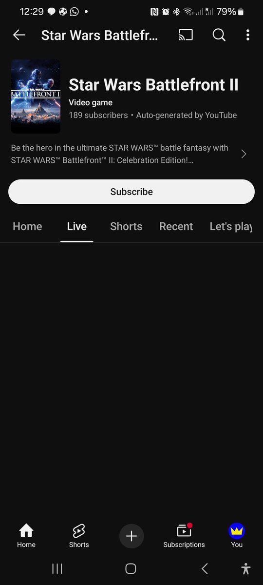 wholynet's tweet photo. @TeamYouTube Mobile version screenshot android https://t.co/diWXTaTCF3