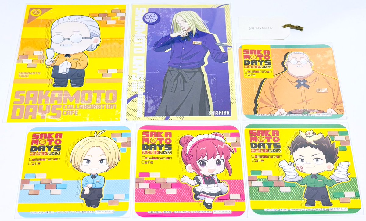 【交換】 サカモトデイズ スイパラ スイーツパラダイス DISH UP 特典

譲：
ポストカード 坂本、神々廻
コースター 坂本 シン ルー 平助
求：同種南雲

郵送希望です。比率違い等もご希望ございましたら検討いたしますので、あわせてお声がけください。ご縁がございましたらよろしくお願いいたします🌼