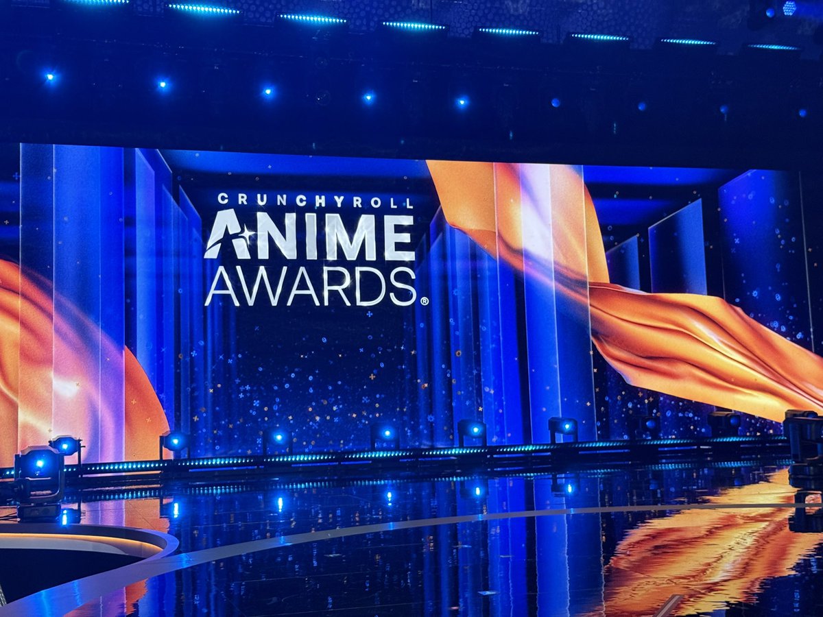 クランチロールアニメアワードのオリジナルアニメ賞にメタリックルージュをノミネートしていただき、行ってきました。ありがとうございます😭🙏