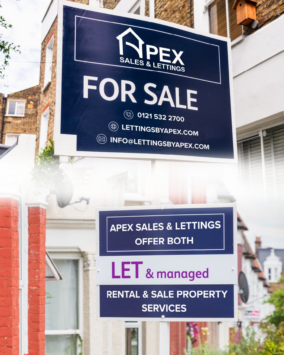 apex_lettings's tweet image. We Sell All Types of Homes
From stylish city apartments to generously sized family houses, Apex Sales &amp;amp; Lettings offers a diverse portfolio to suit every lifestyle and budget.

📞 0121 532 2700 | 📧 info@lettingsbyapex.com
Let’s make your next move the right one.