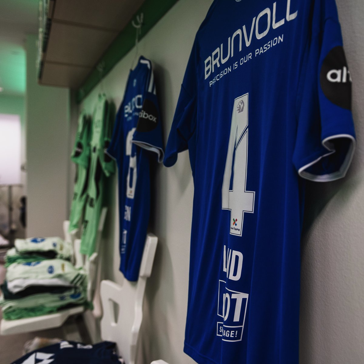 Garderoben før kamp