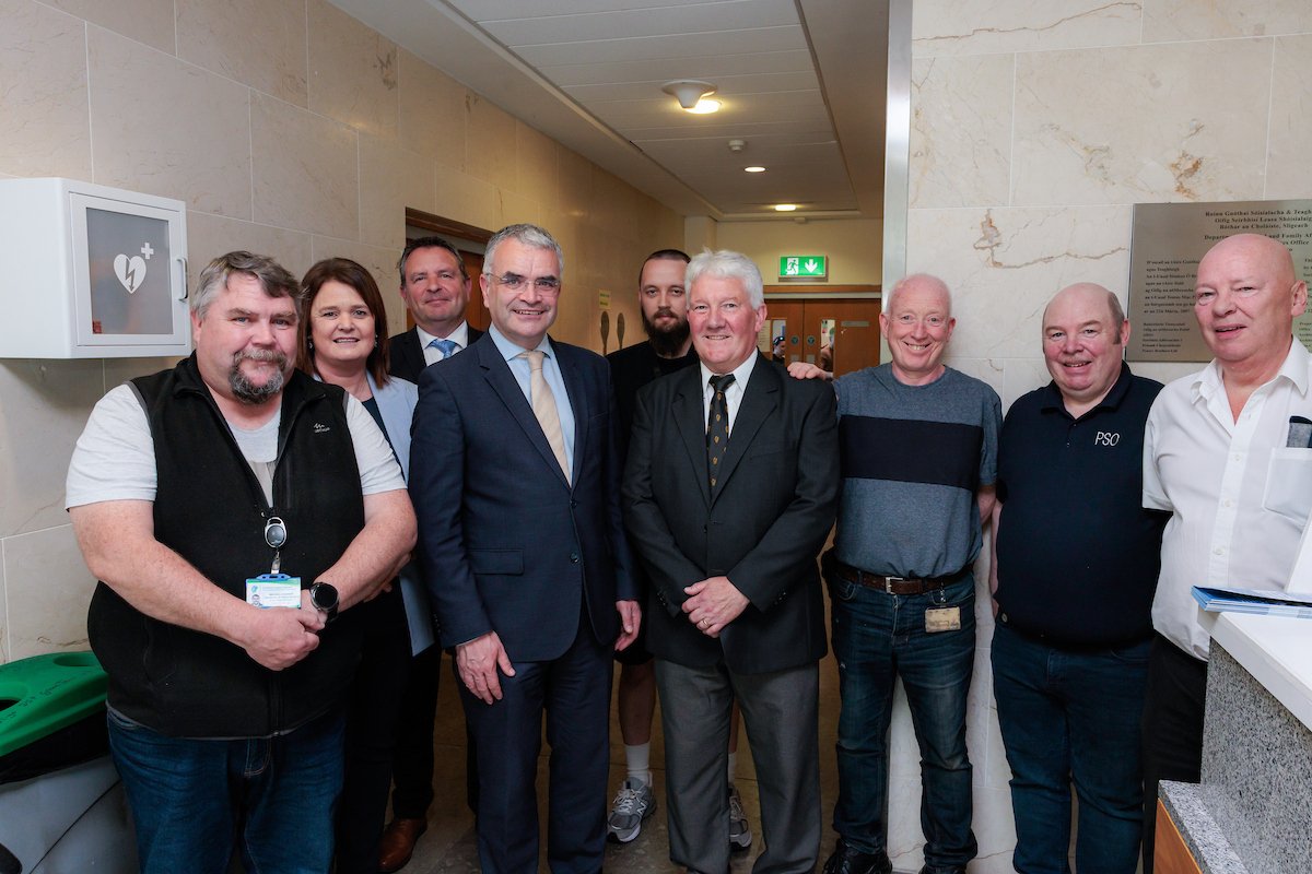 More than 7,500 people are employed by the Department of Social Protection all around the country. It was my pleasure to join the 850 strong team down in Silgo recently to offer my gratitude for all the work they do. Thanks to Mairin, Ciarán, Nora and all for the warm welcome.