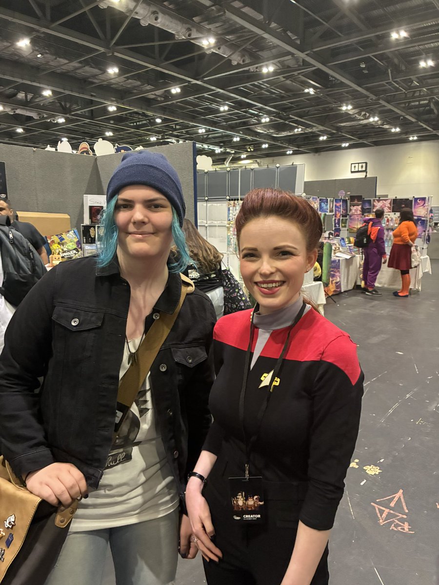Was lovely to meet <a href="/ELittlechild/">Ellie Littlechild</a> at mcm today!