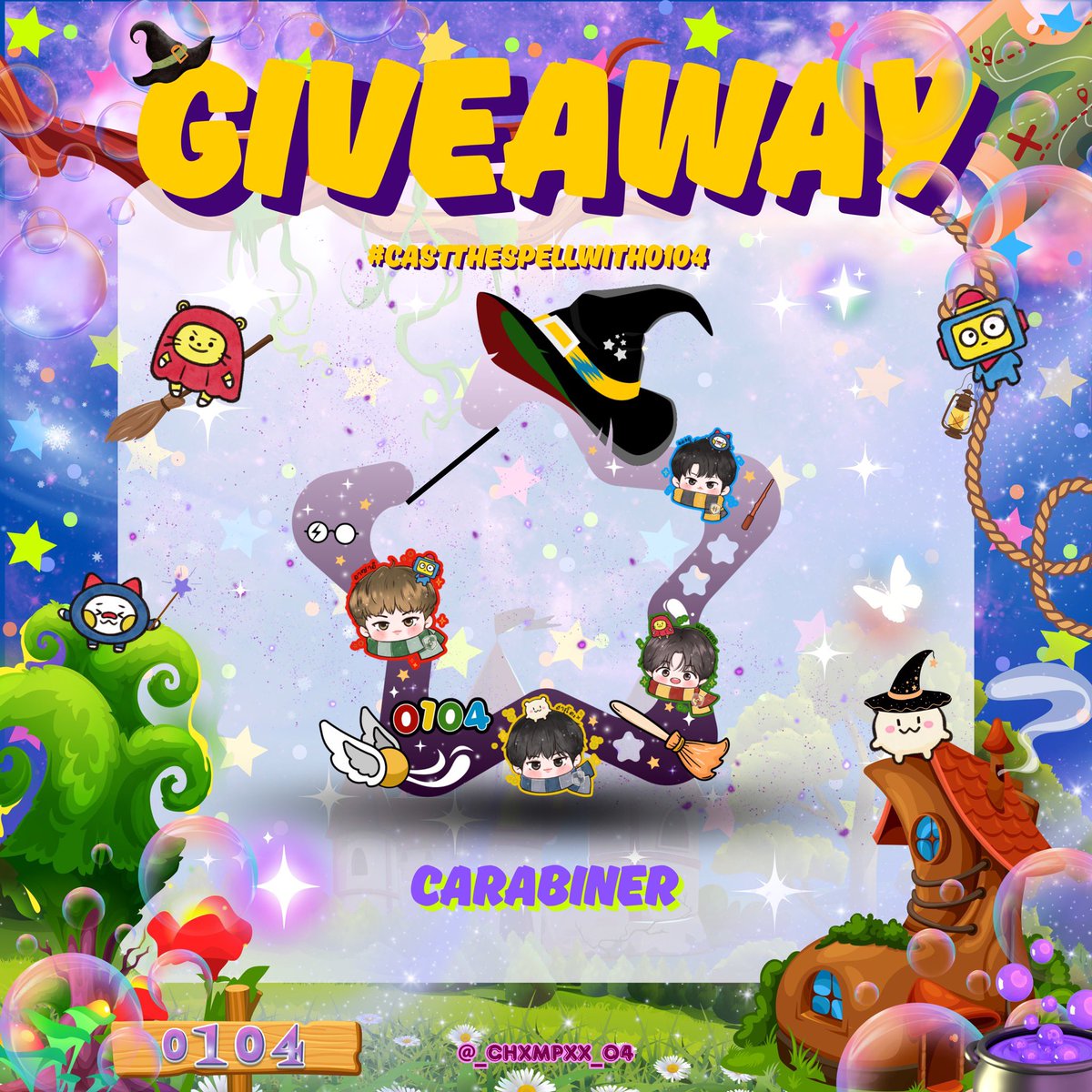 🪄⋆. 𝐺𝐼𝑉𝐸𝐴𝑊𝐴𝑌 ˚🧙🏻⋆ ˚⊹

🪽 BY : <a href="/_CHXMPXX_04/">𝘾𝙝𝙤𝙢🅿️𝙤𝙤 𝙎𝙪𝙝 - (ชู่พม🐈‍⬛💖)</a> 

⭐️ 𓏳 Carabiner 30 ea ⭐️

♡ Date : 15 JUN 2025 
📍 Round 2 
⏰ Time : TBA 
ʚ•°.ᴘʟease ʀᴛ &amp; sʜᴏᴡ ᴛʜɪs ᴛᴡᴇᴇᴛ.°•ɞ

#Castthespellwith0104