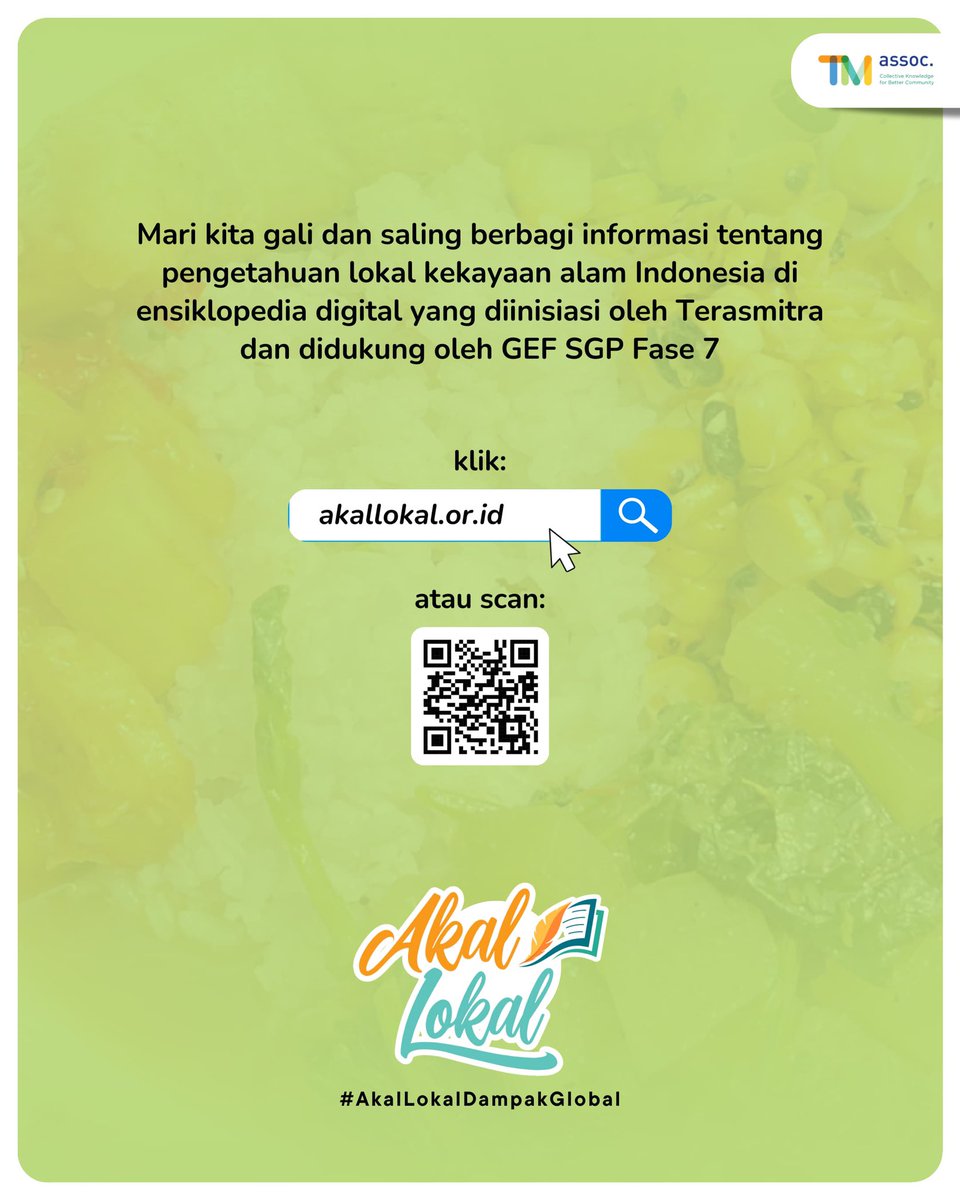 Terasmitra's tweet photo. Sahabat TM tahu ga sih? Kalau di Meramu Rasa #2 kemarin koncoh Omah @omahkayu_hub masak makanan lokal Indonesia. Resepnya berasal dari buku Mustika Rasa

Yuk, kita bongkar makanan lokal yang di masak di Meramu Rasa #2 kemarin https://t.co/httmLI9k94