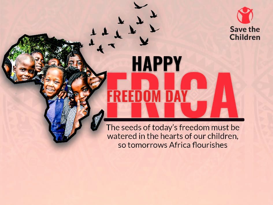 Save the Children Zambia (@savechildrenzm) on Twitter photo ๐๐ฎ๐ฝ๐ฝ๐ ๐๐ณ๐ฟ๐ถ๐ฐ๐ฎ ๐๐ฟ๐ฒ๐ฒ๐ฑ๐ผ๐บ ๐๐ฎ๐!
Freedom to dream, grow, and thrive!
Let us celebrate the resilience, strength, and potential of children across Africa and recommit to protecting their rights and futures.
#AfricaFreedomDay #ChildrensRights #SaveTheChildren ๐๐ฎ๐ฝ๐ฝ๐ ๐๐ณ๐ฟ๐ถ๐ฐ๐ฎ ๐๐ฟ๐ฒ๐ฒ๐ฑ๐ผ๐บ ๐๐ฎ๐!
Freedom to dream, grow, and thrive!
Let us celebrate the resilience, strength, and potential of children across Africa and recommit to protecting their rights and futures.
#AfricaFreedomDay #ChildrensRights #SaveTheChildren