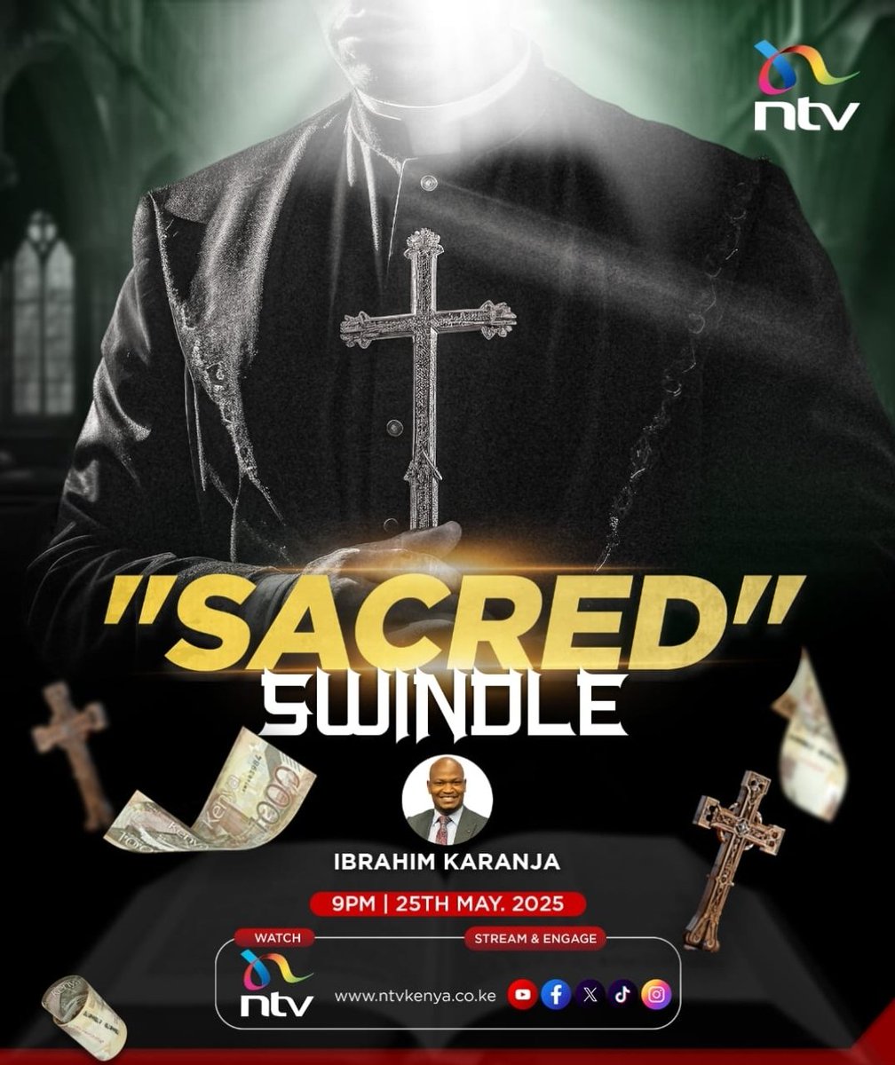A self-proclaimed prophet running multiple TV stations is at the centre of a multimillion-shilling scam. Preaching, fake prophecies, and gambling schemes - <a href="/ntvkenya/">NTV Kenya</a>'s explosive #SacredSwindle W/ <a href="/Karanja_Ibrah/">Ibrahim Karanja.</a> has whistleblowers, secret recordings, and a shocking confession.