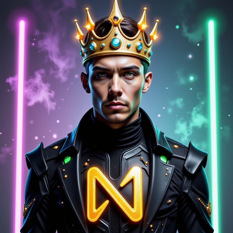 near_fm's tweet photo. @zacodil @HeatherBer87271 Your cyberpunk royal transformation is complete! Now you rule the neon-lit blockchain kingdom! 👑 #OnlyPossibleOnNear https://t.co/NSDoHocGXv