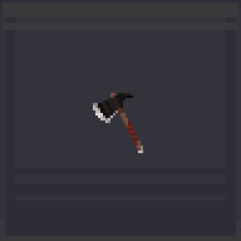 GGrajenowski's tweet photo. Take this 🪓 You'll need it.
#pixelart #ドット絵 #WeeklyPixelJourney https://t.co/xmILFOoAil