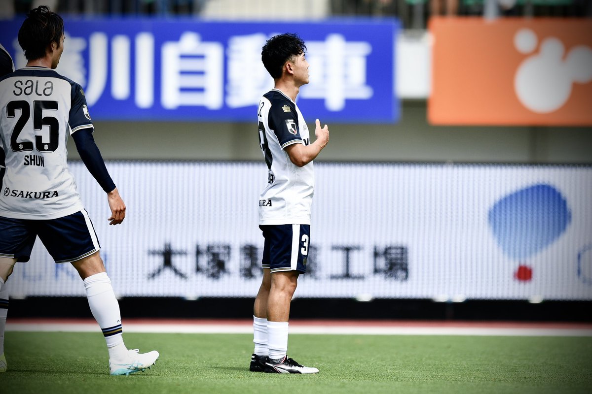 𝟭-𝟭 #角昂志郎 選手のゴールで追いつくも、 追加点を奪うことはでき